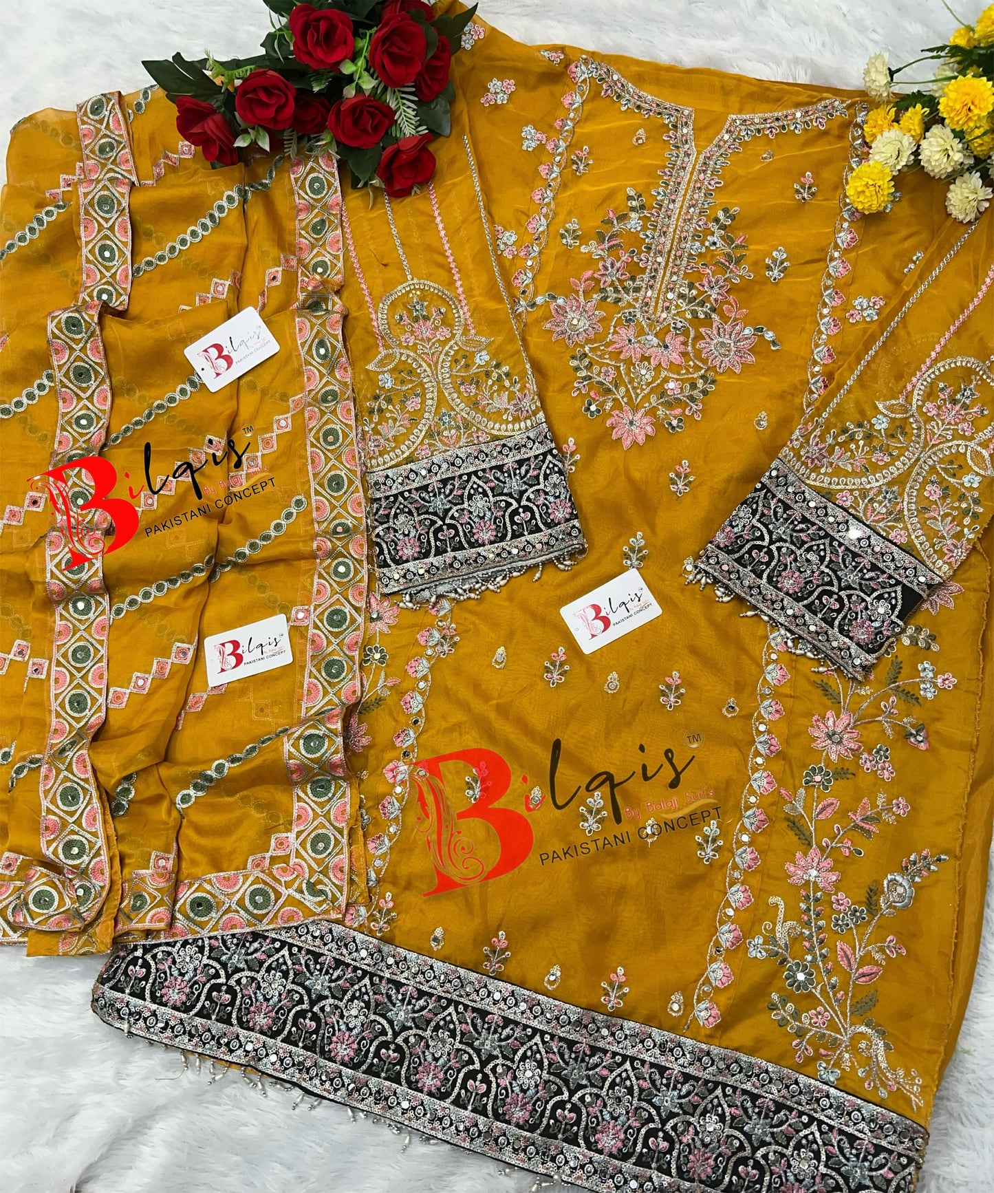 Yellow For Haldi Ceremony Pakistani Style Suit