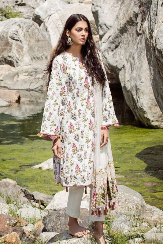 White Pure Cambric Cotton Embroidered Super Hit Collection