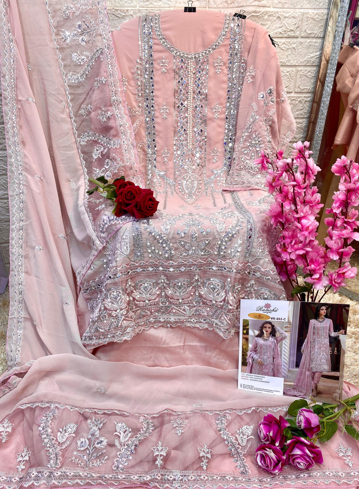 Pink Salwar Kameez with Modern Twist on Traditional Threads