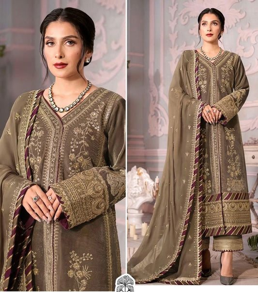 Brown Comfortable Ethnic Salwar Suits for Women
