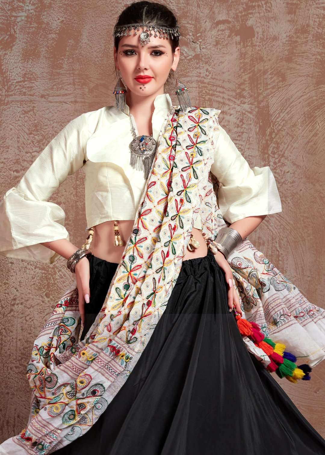 Multi Color Block Printed Semi Stitched Exclusive Lehenga Choli - Khushbu  Fashion