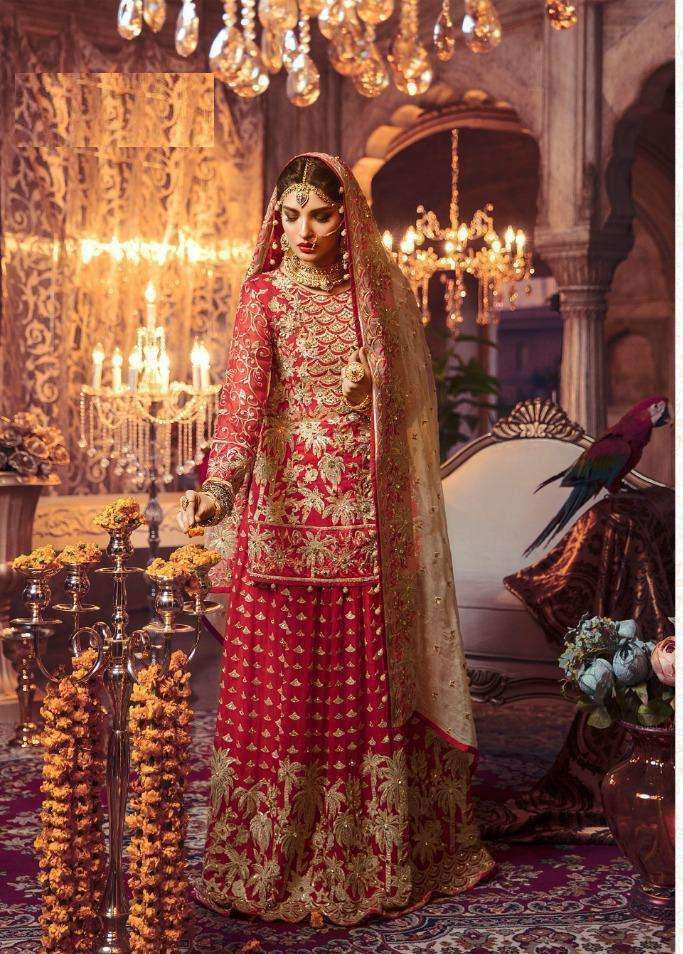 Pin by Sukhman Cheema on Punjabi Royal Brides | Bridal lehenga red, Indian  bridal, Bridal lehenga