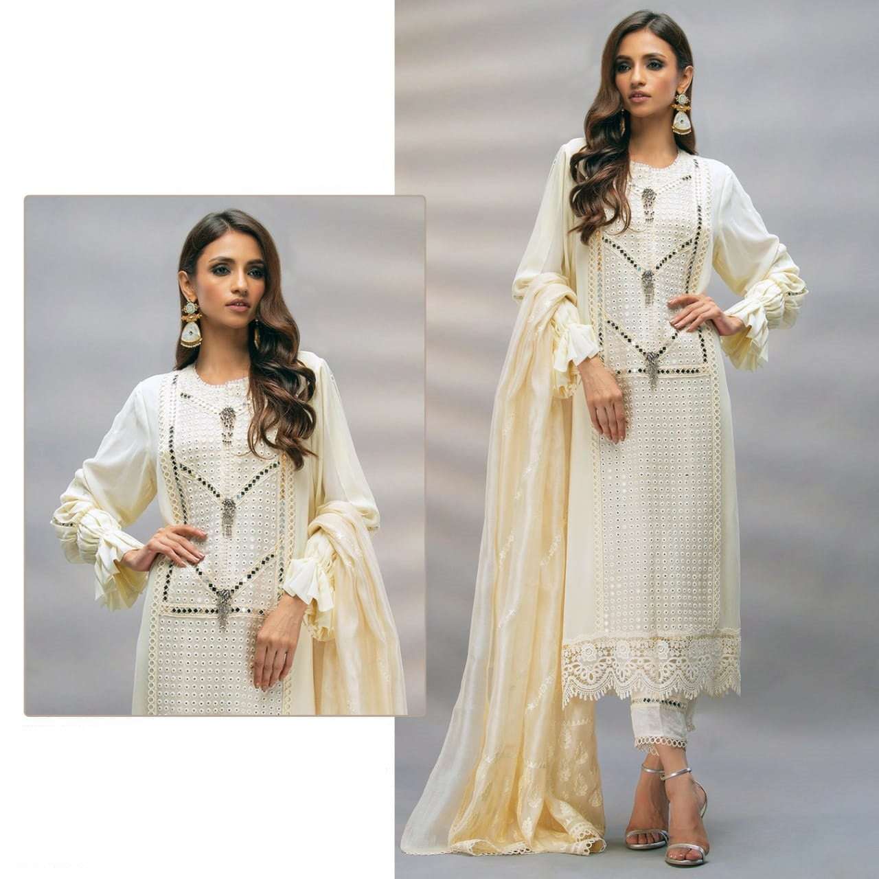 Buy White Designer Salwar Kameez Online for Women in USA