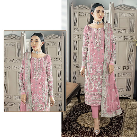 Pink Pakistani Style Salwar Kameez for a Radiant Look