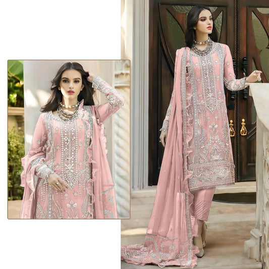 Pink Salwar Kameez with Modern Twist on Traditional Threads
